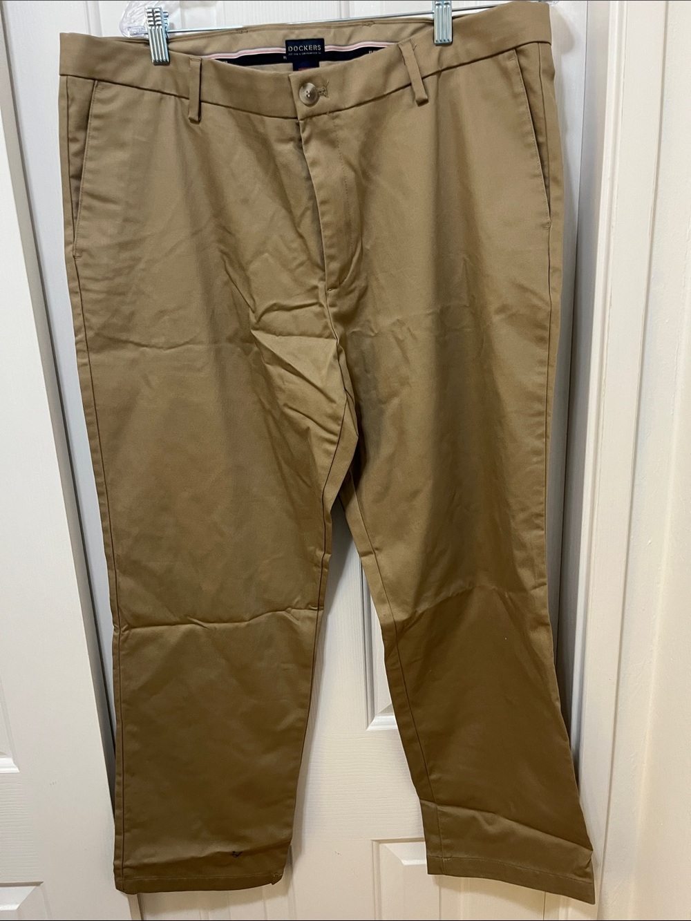 Dockers Tan Straight-Leg Chino Pants
